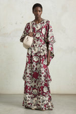 Silk Dress with Foulard Print