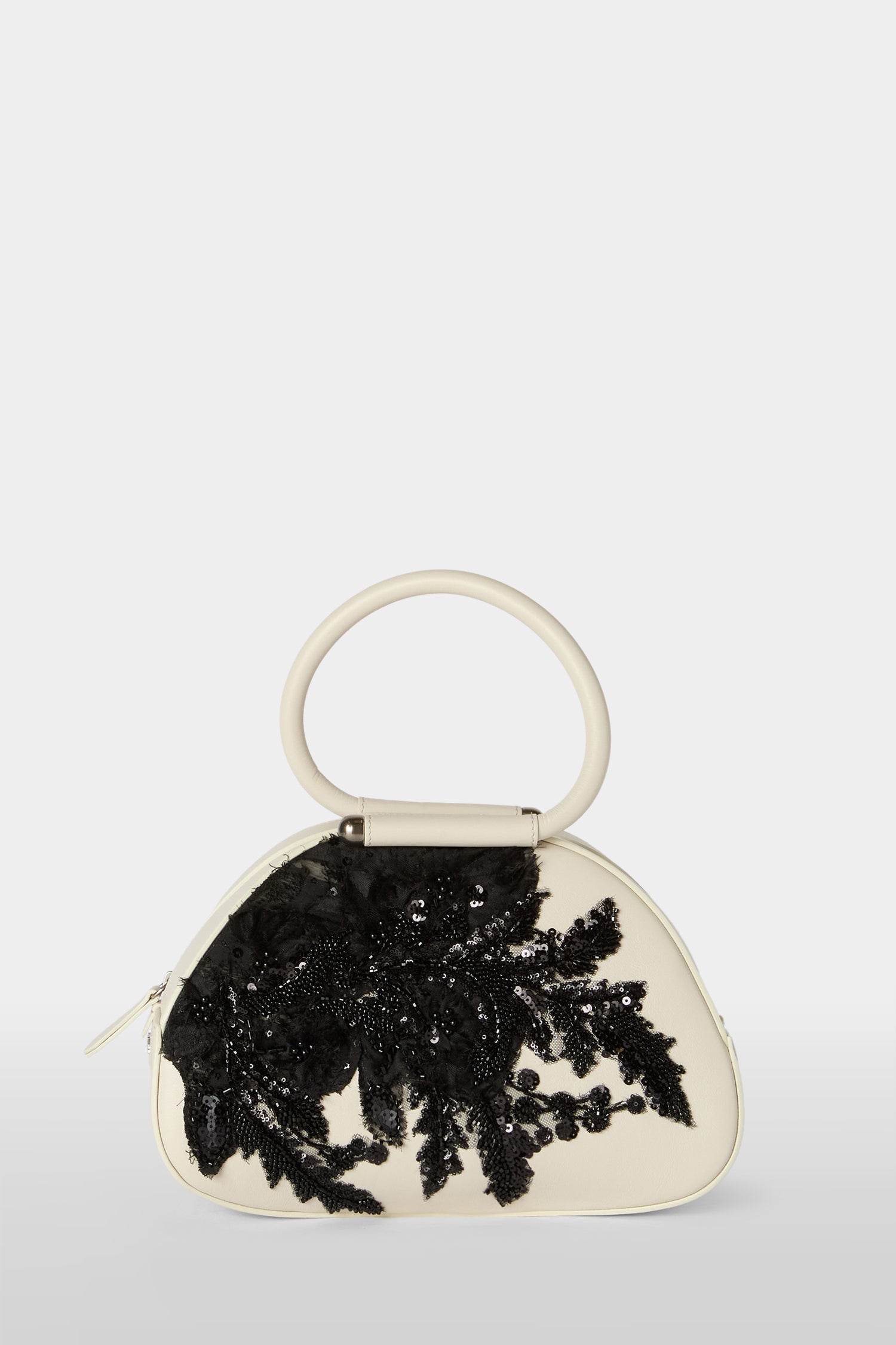 Ivory Caragol Bag with Embroidery