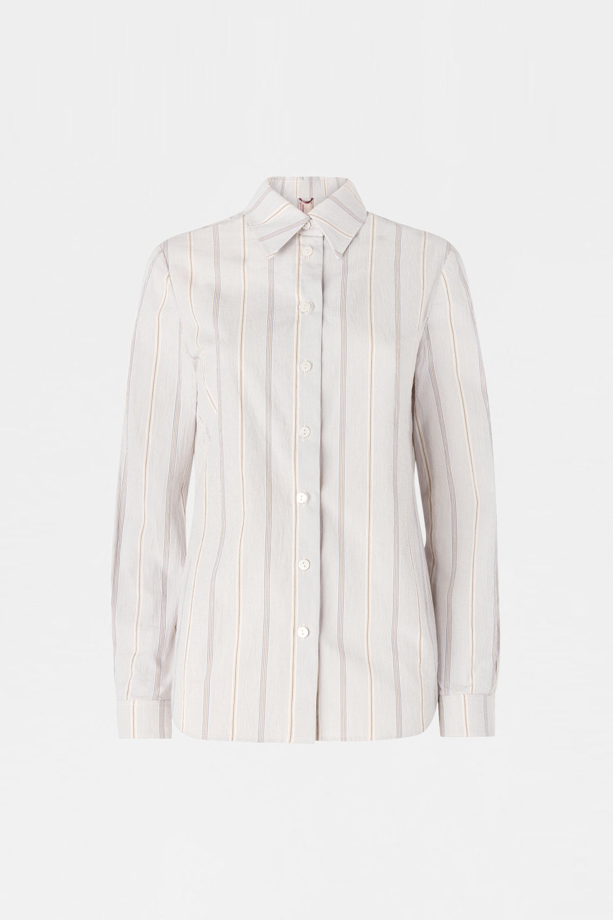 Ivory Striped Slim Shirt