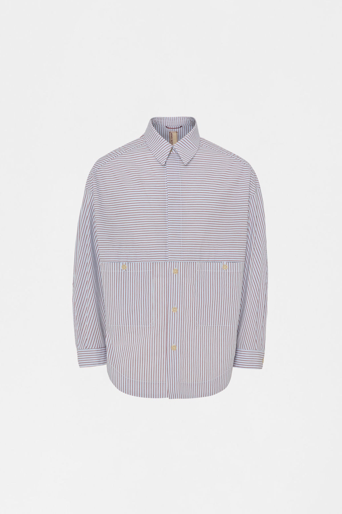 Oversized Striped Overshirt