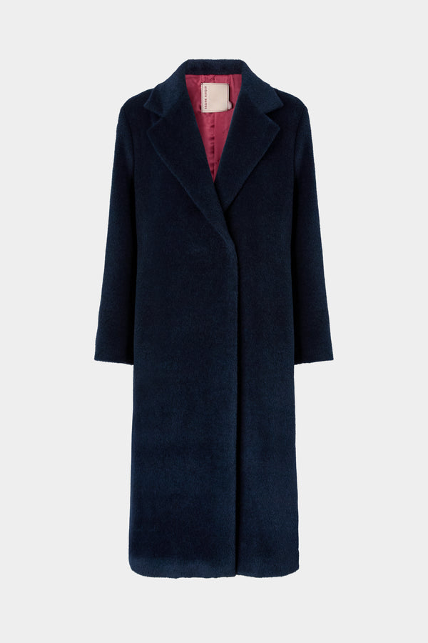 Long Baby Suri Alpaca & Wool Coat