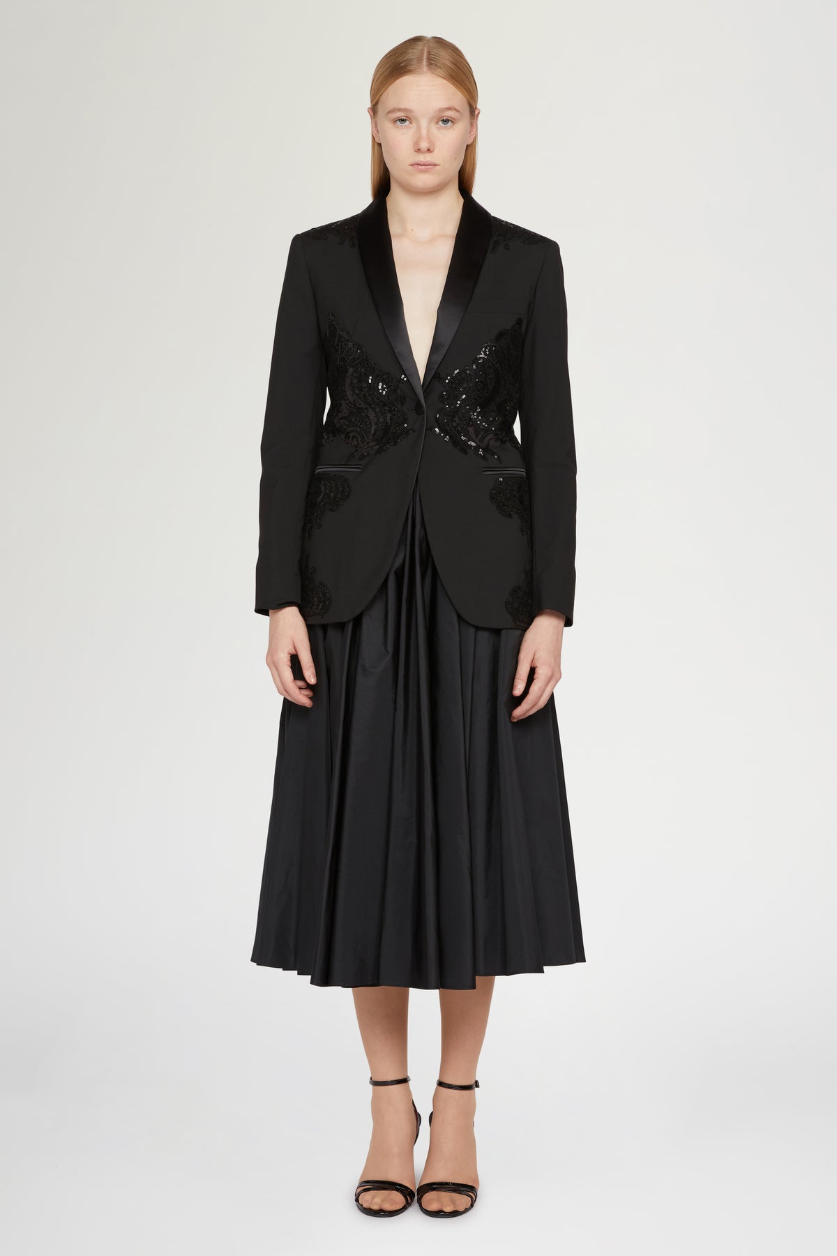 Black Blazer with Sequins