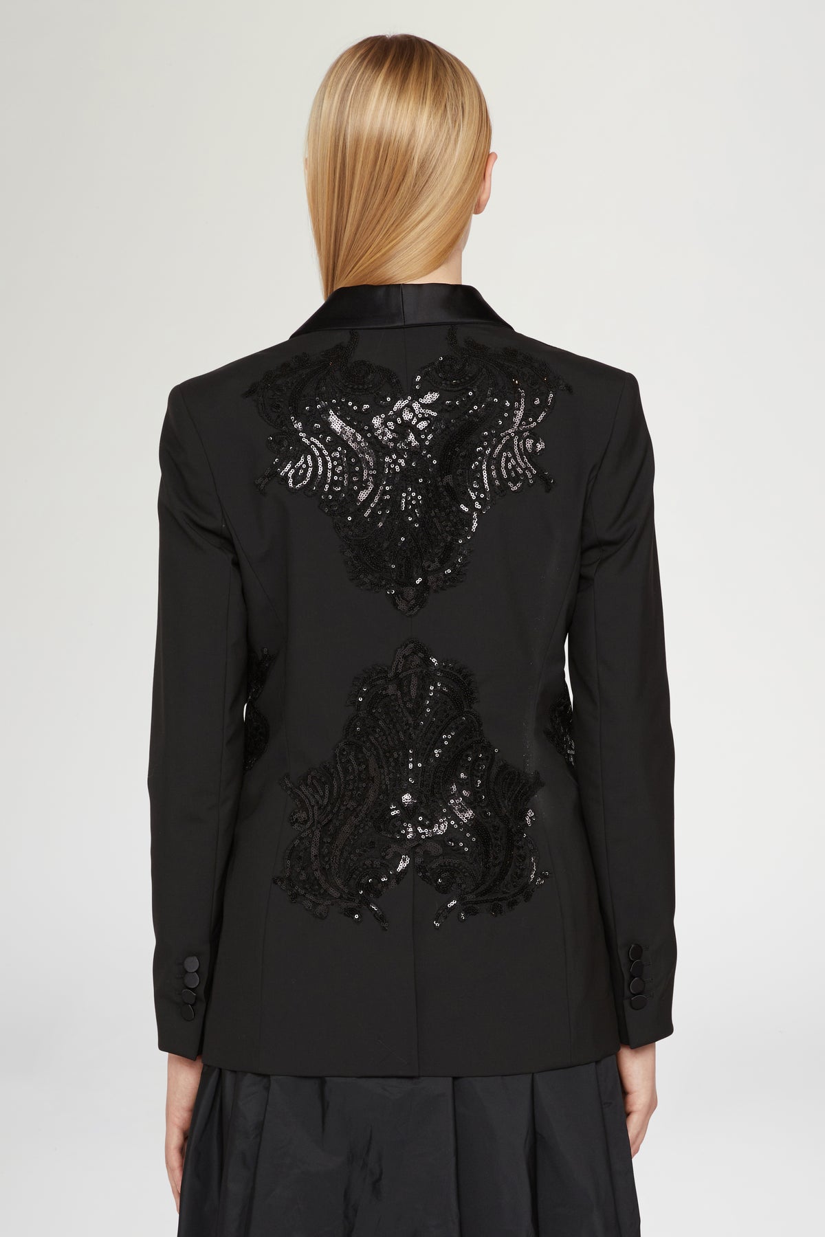 Black Blazer with Sequins