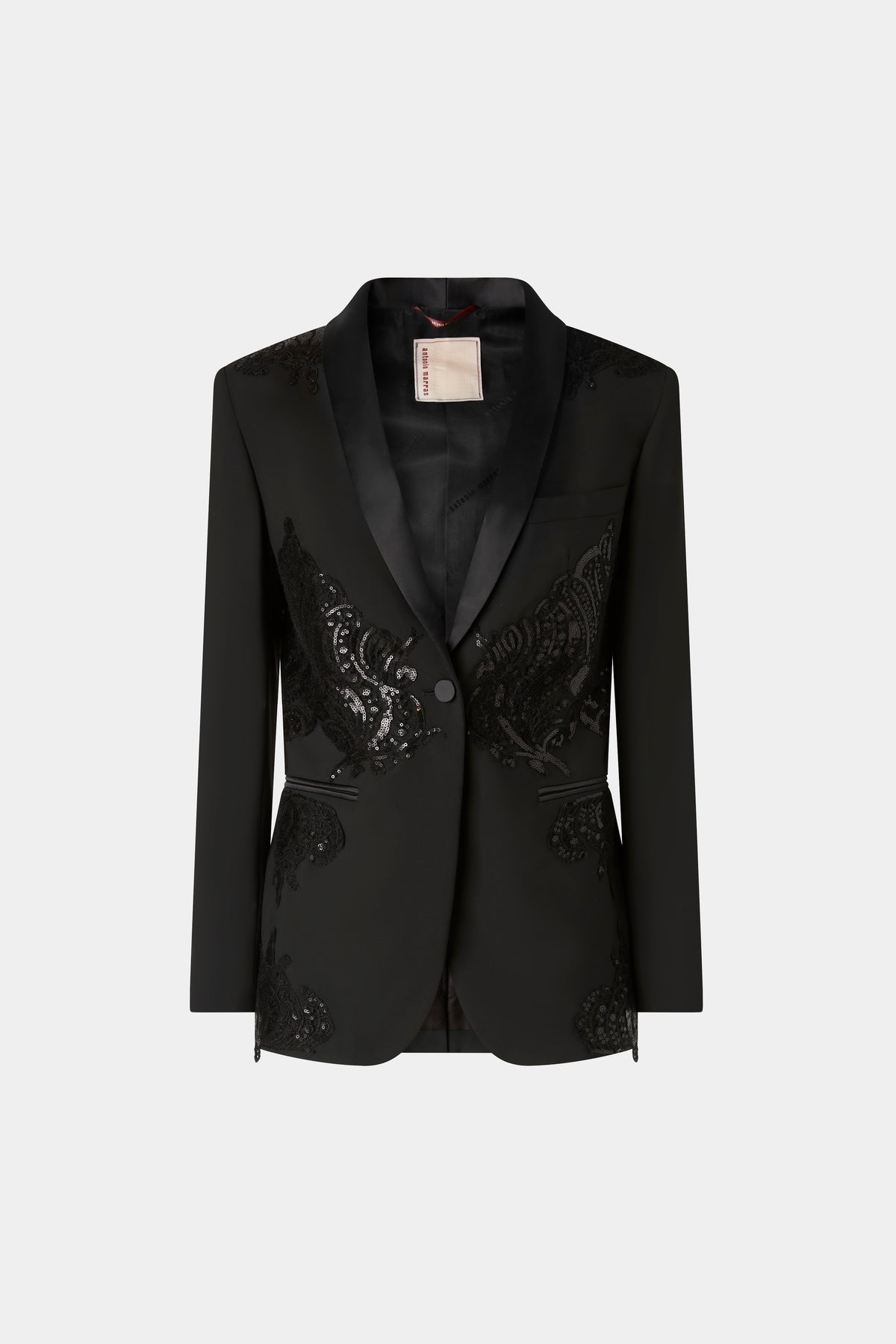 Black Blazer with Sequins