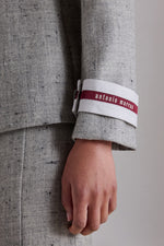 Virgin Wool Buttoned Tweed Jacket