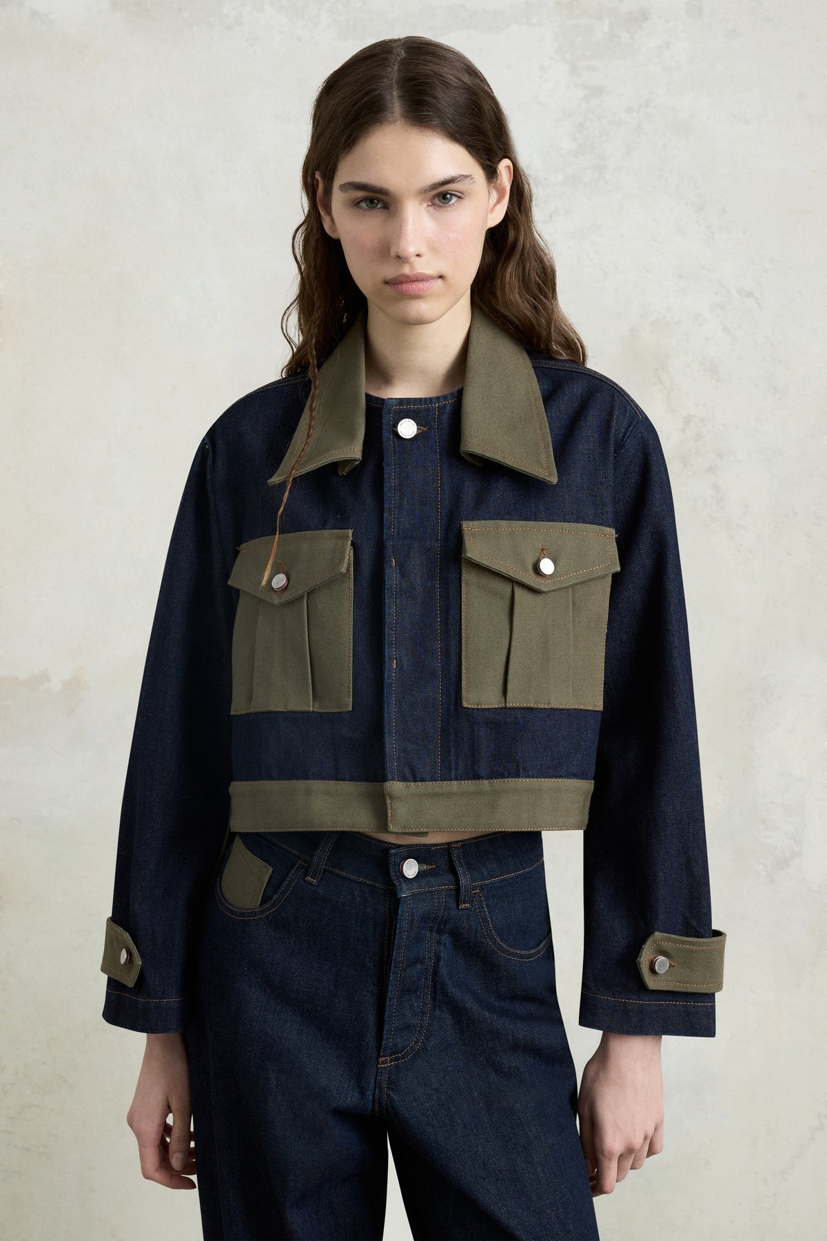 Cropped Denim Jacket