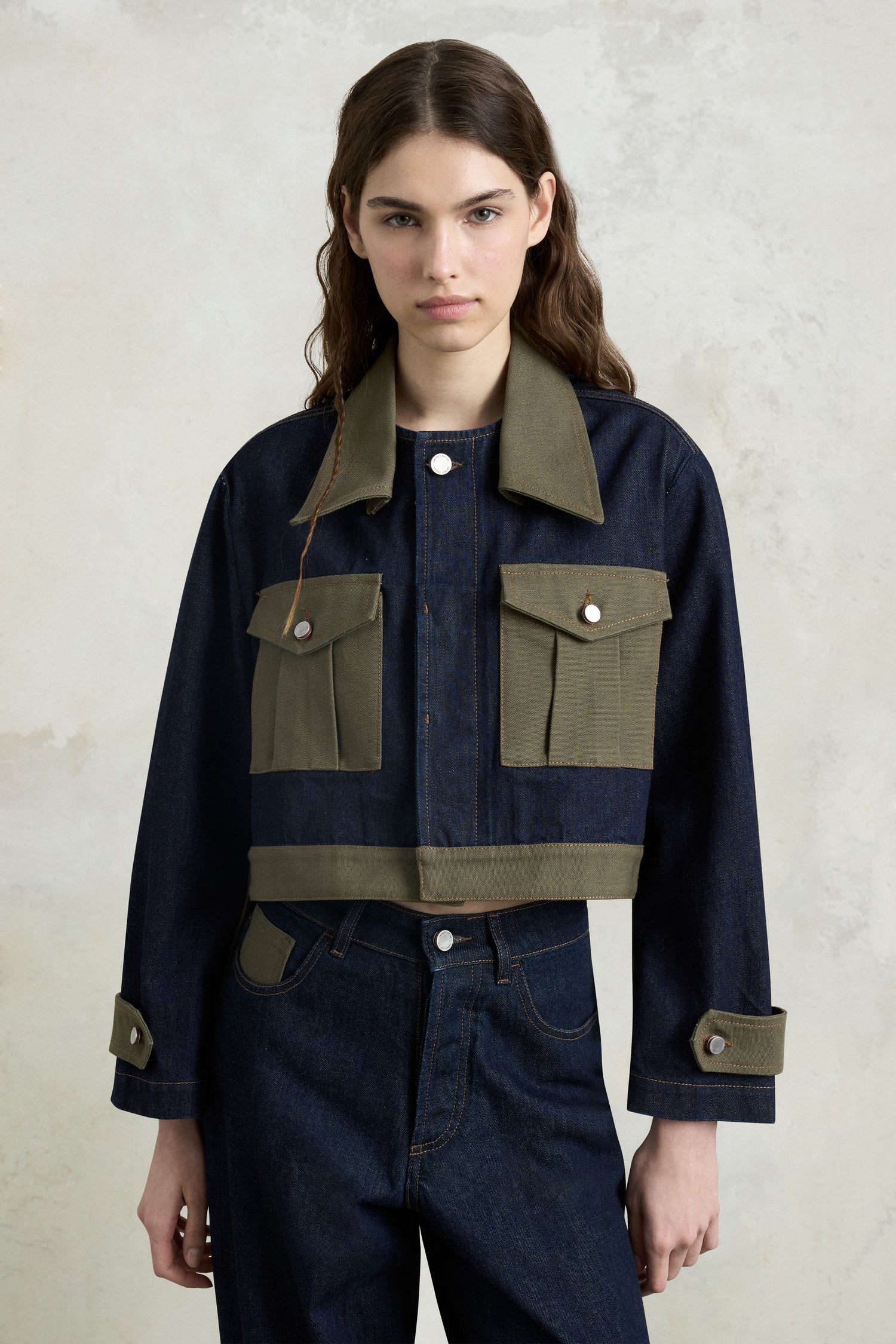 Cropped Denim Jacket
