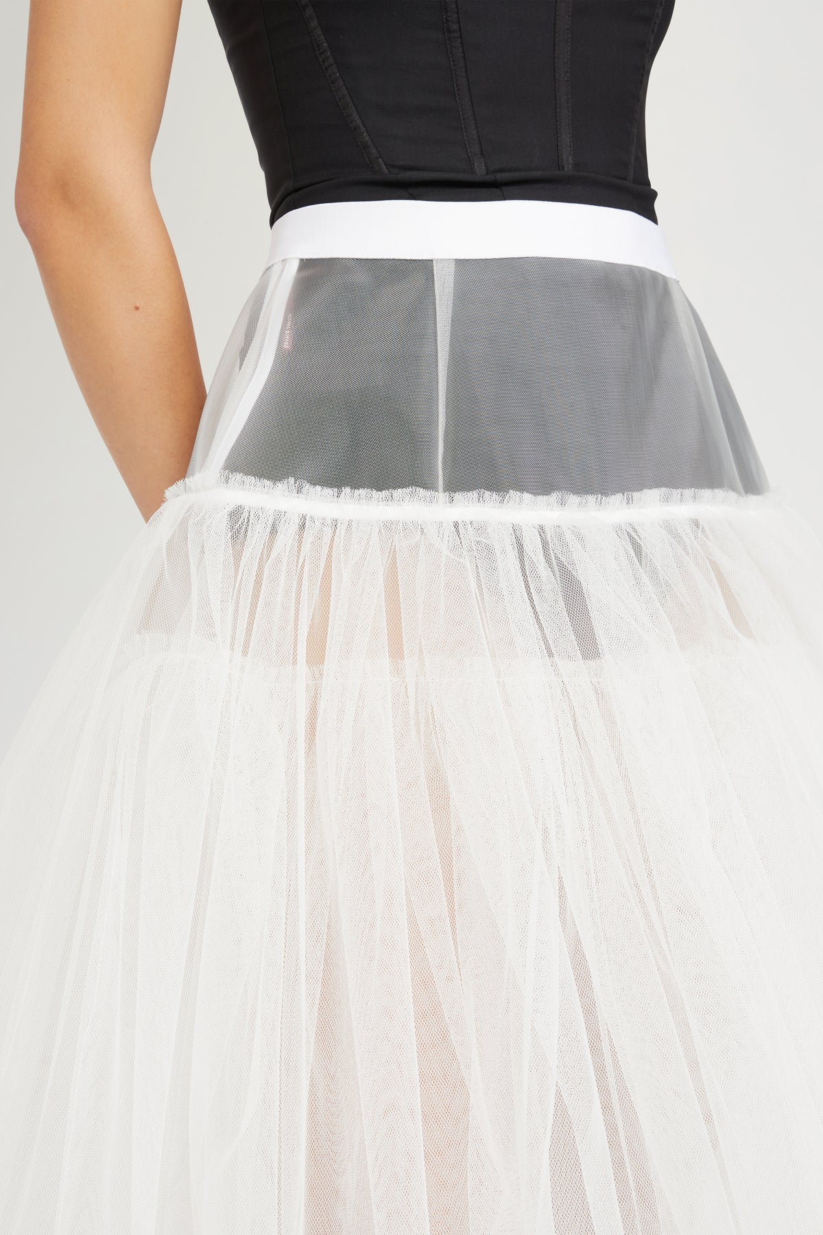 Ivory Tulle Underskirt