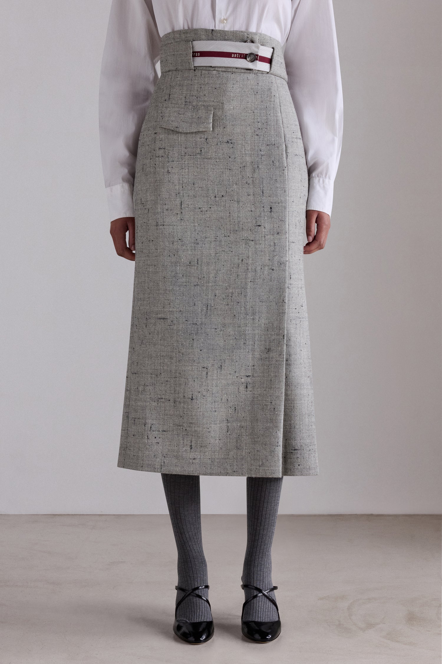 Wool Pencil Skirt