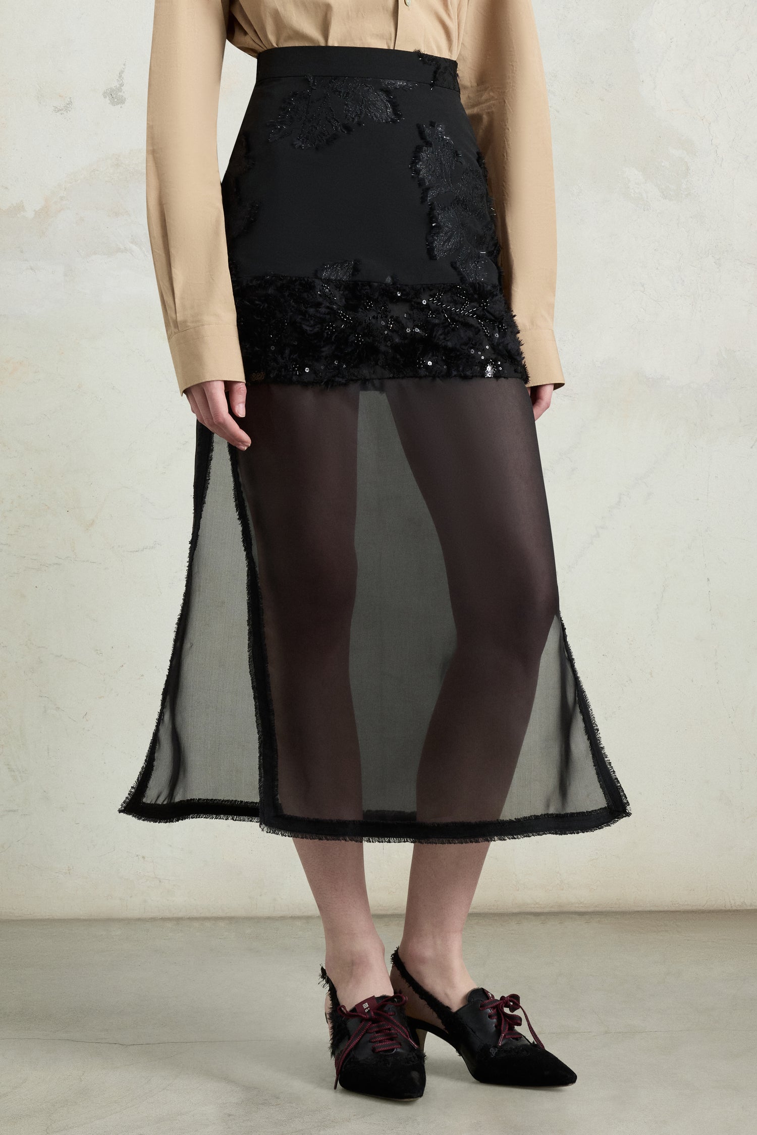 Midi Pencil Skirt