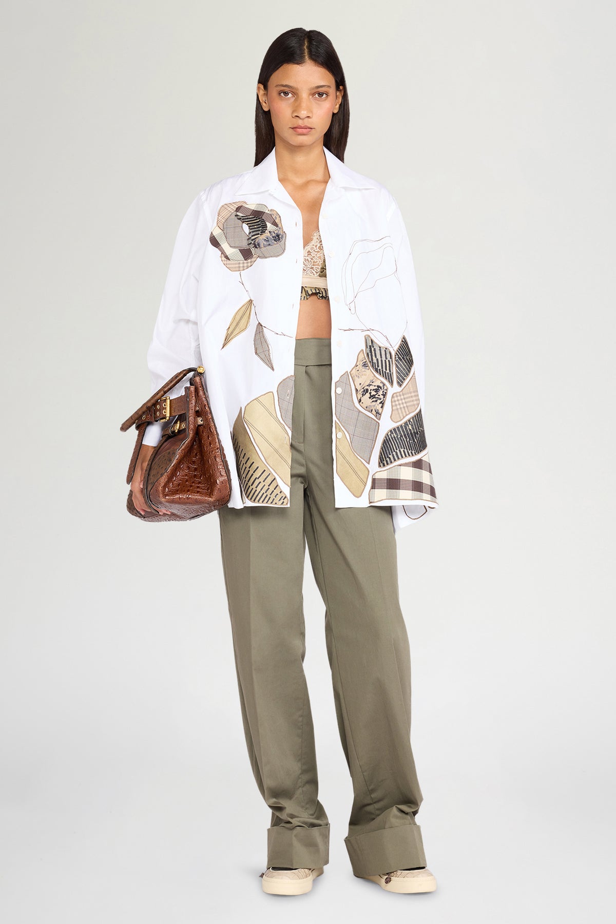 Wide-Leg Tailored Pants