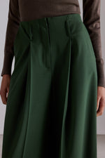 Virgin Wool Trousers with Scarf