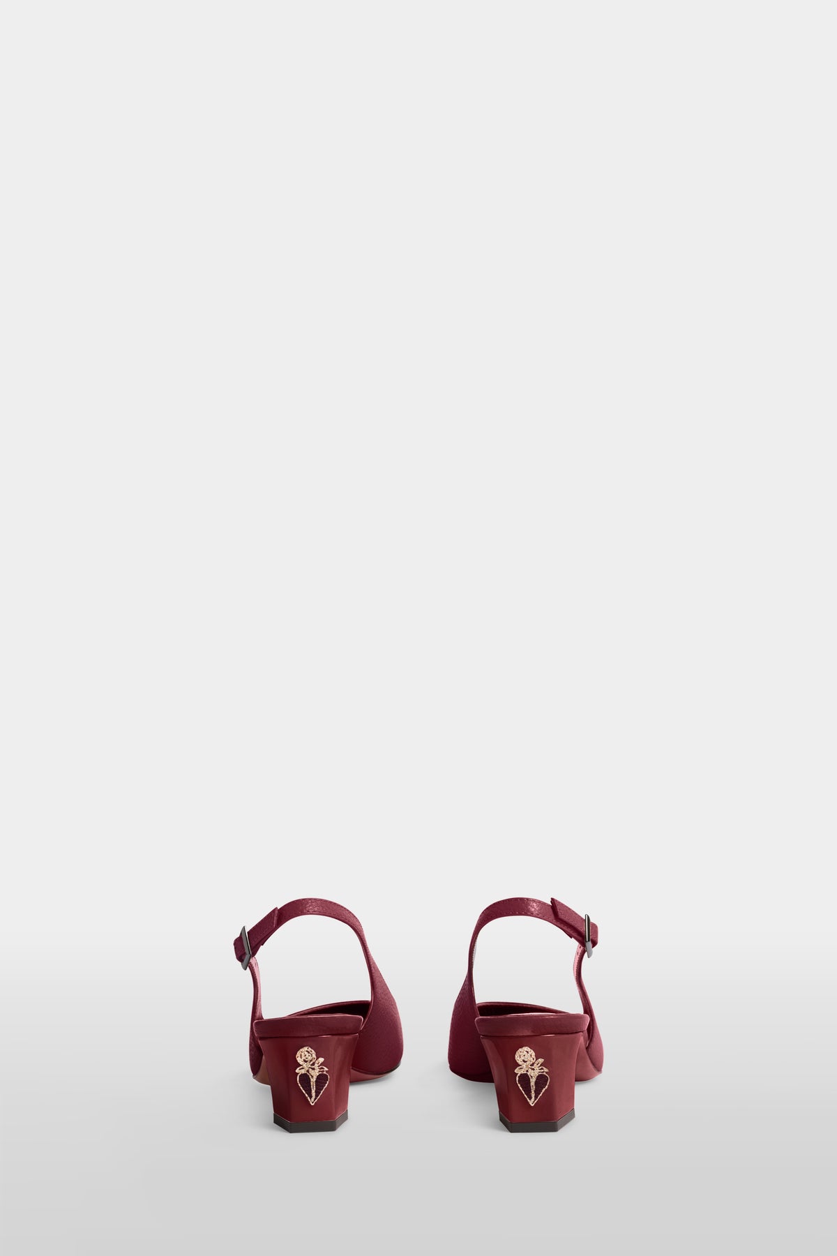 Low-Heel Slingback Pumps