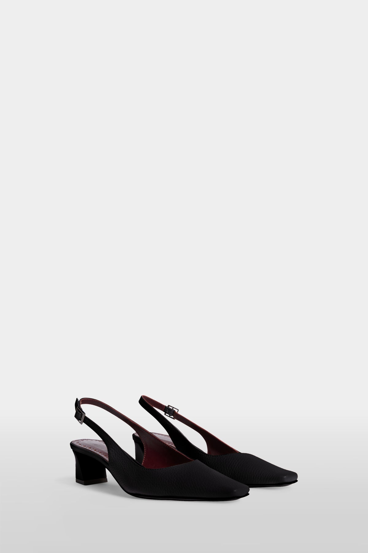 Low-Heel Slingback Pumps