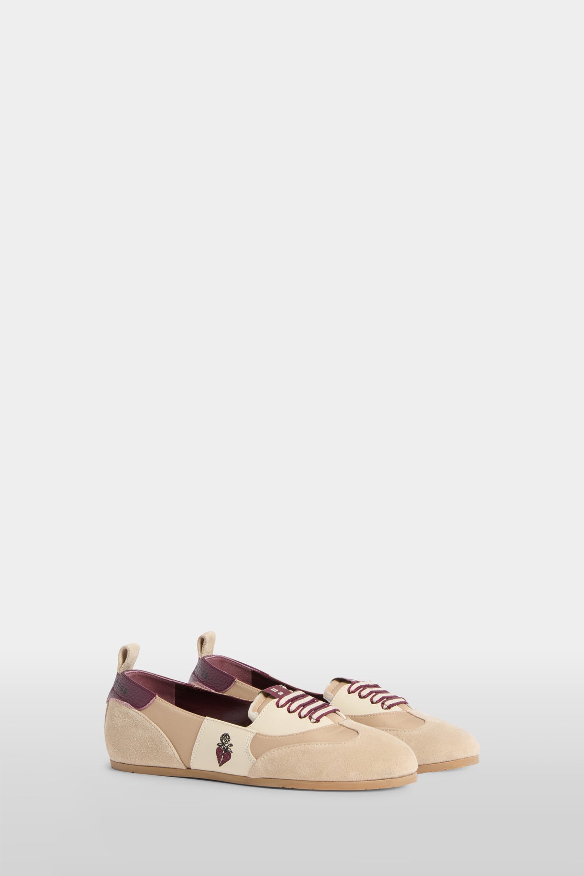 Beige Lollove Ballerina Sneakers